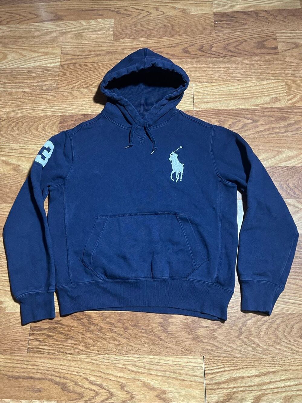 Vintage Polo Ralph Lauren Men’s Big Pony Pullover Hoodie Medium
